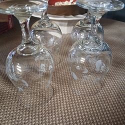 4 Copas De Princess House