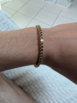 18k black diamond bracelet