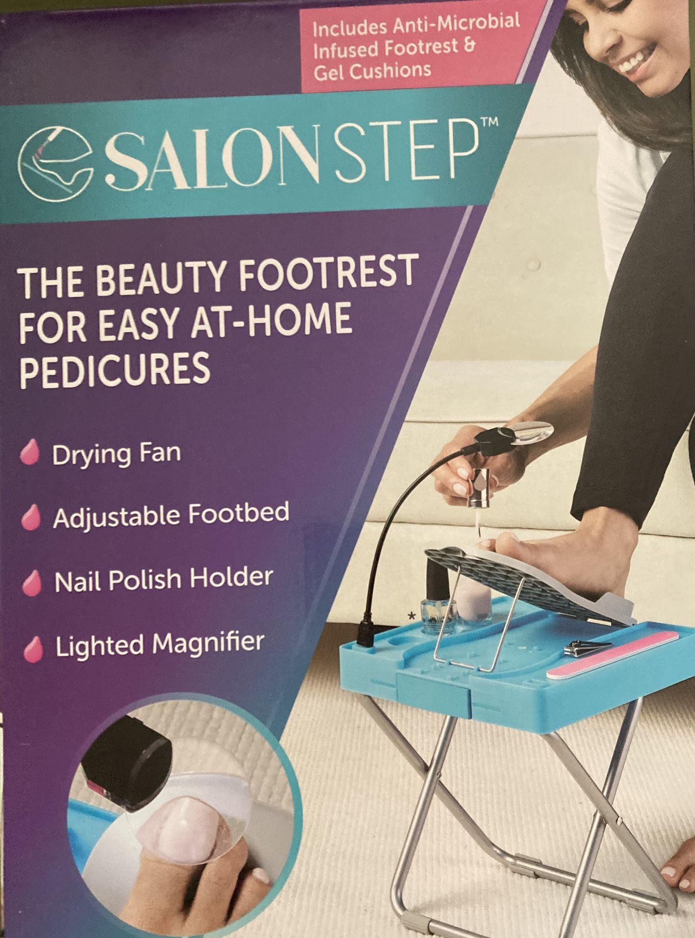 Salon Step Footrest for Pedicures