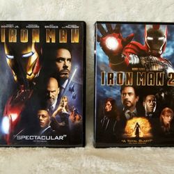 Iron Man DVD & Iron Man 2 DVD