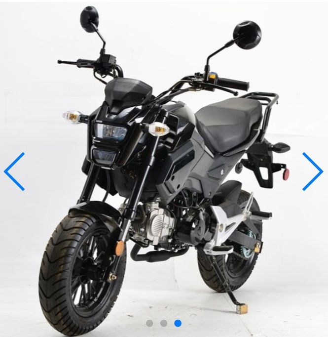 Boom 125cc Motorcycle Type125-10 With 12 Inch Wheels Description The Type 125-10 is a all new Design motorcycle Honda Grom Clone But Better