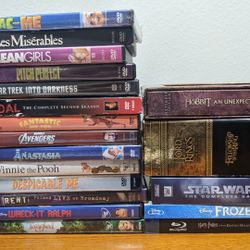 DVDs and Blu-Rays Including Box Sets. See Description!