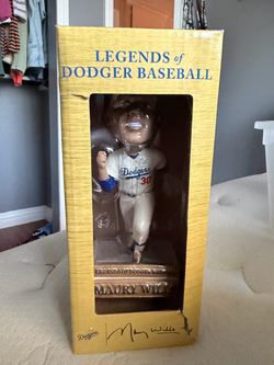 Maury Wills Legends of Dodger Baseball Bobblehead