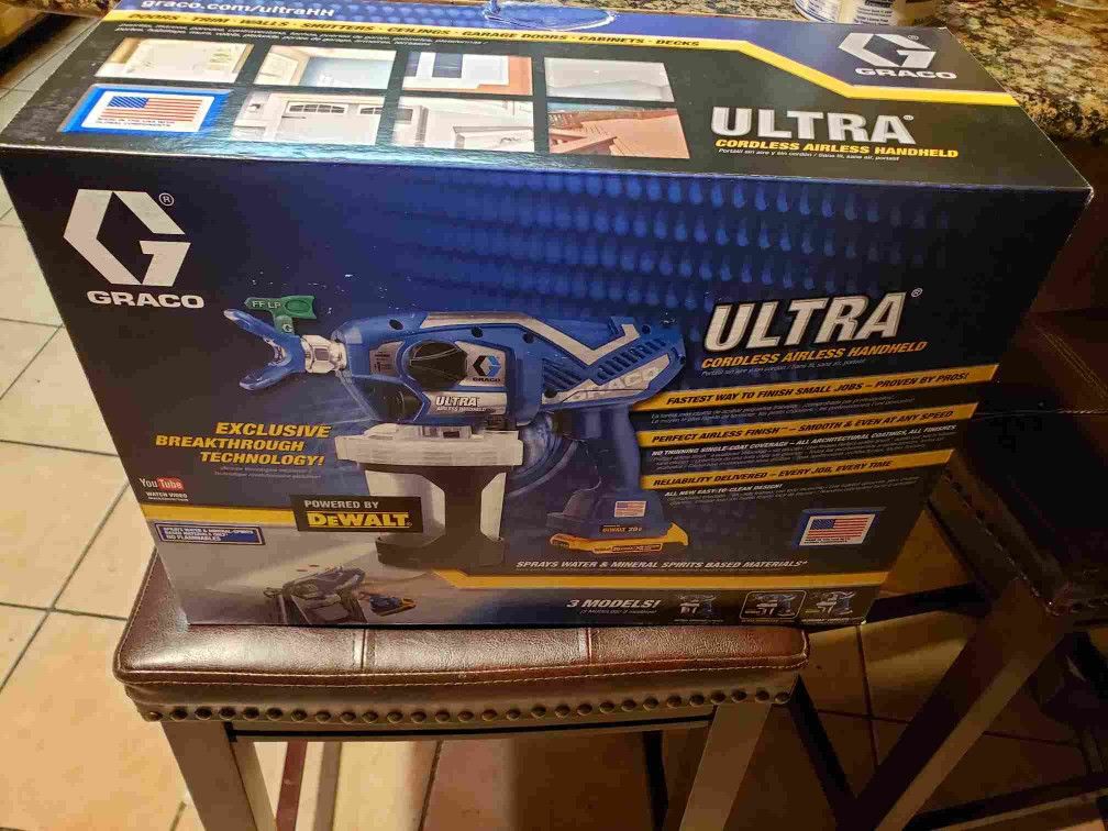 graco ultra cordless airless sprayer handheld