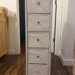 Slim 5 drawer dresser