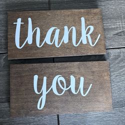 Thank You Signs