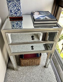 Mirrored Nightstand
