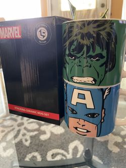 Marvel Stacking Ceramic Mug Set
