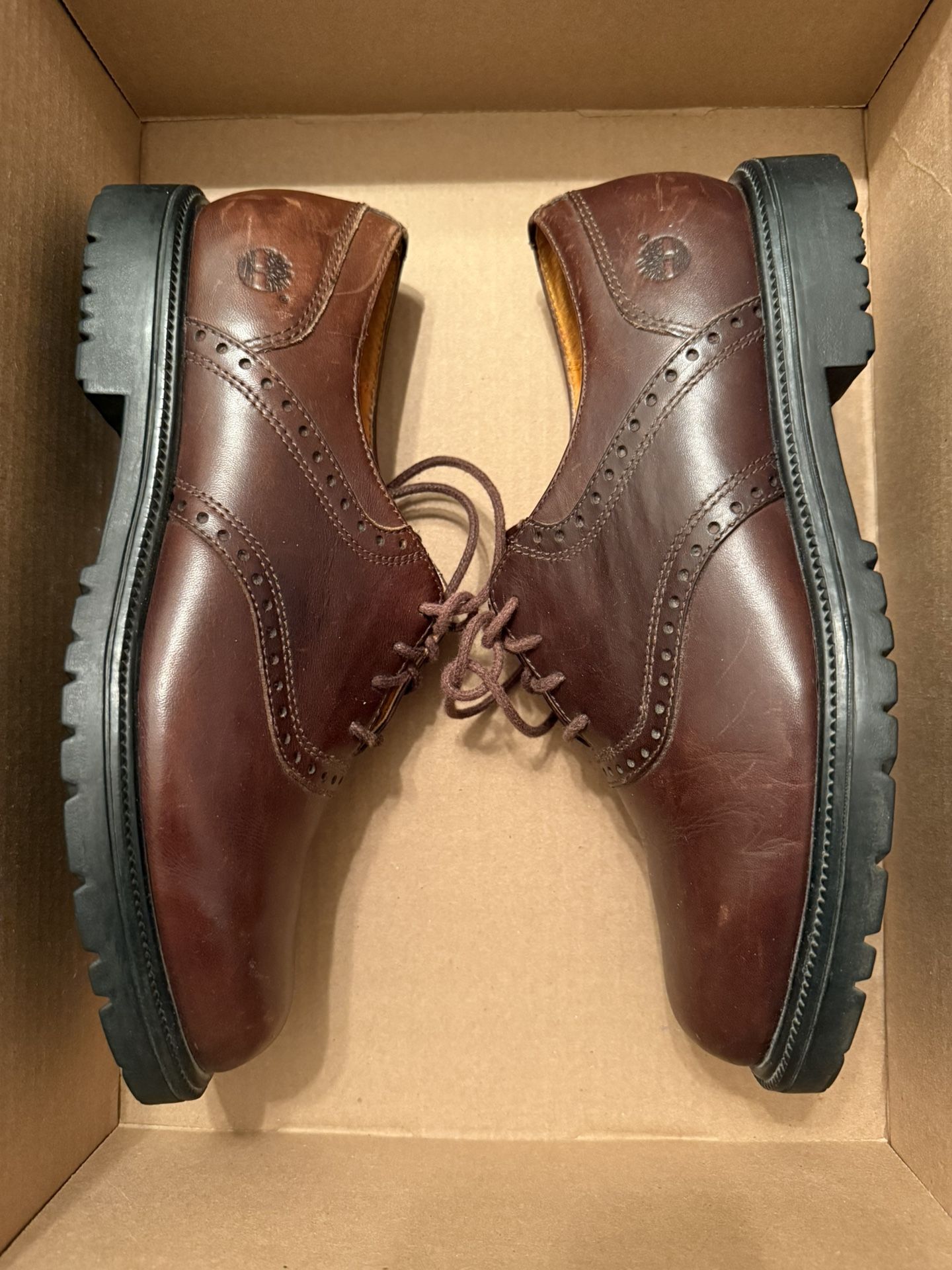 Timberland Brown Leather Waterproof Oxfords Men’s 9