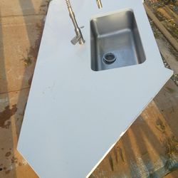 Sink Counter Top Quartz 88×39"