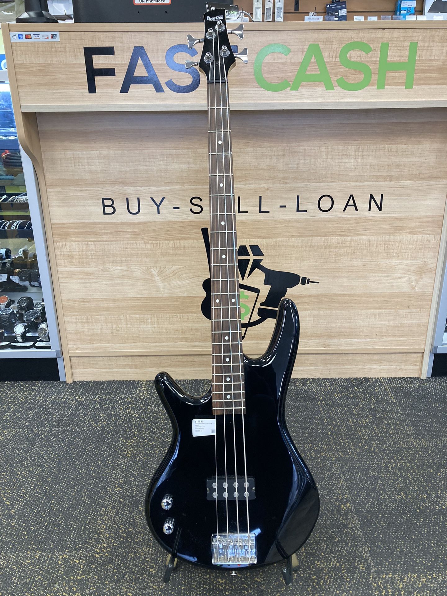IBANEZ GIO SOUNDGEAR LEFTY BASS BLACK Guitar - Black