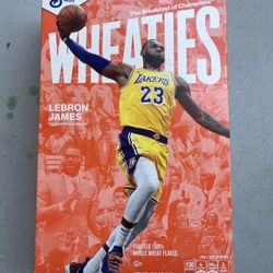 New Unopened 2020 LeBron Lakers Wheaties Box