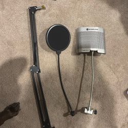 Sterling Mic Shield, Desk Mic Stand, Pop Filter