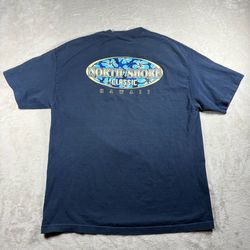 Vintage North Shore Classic T-Shirt Men’s XL Blue Faded Hawaii Surf Beach #6A