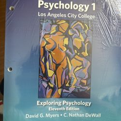 Psychology 1  David G Mayer 11 Edition Brand New 