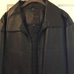 St John’s Bay, Leather Jacket, New Condition . I need a large and this one is too big. My loss is your gain.