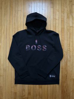 BOSS x NBA Hugo Boss Bounce Pullover Men’s Black Hoodie Sz. XXXL (Fits Smaller)