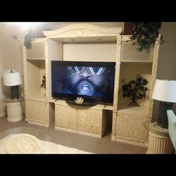 Furniture, Wall Unit With Tables