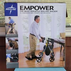 Empower rolling walker with seat by Medline - New