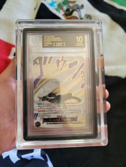 One piece psa 10 black label beckett ground death