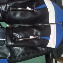 Leather Riding Jacket Brand New