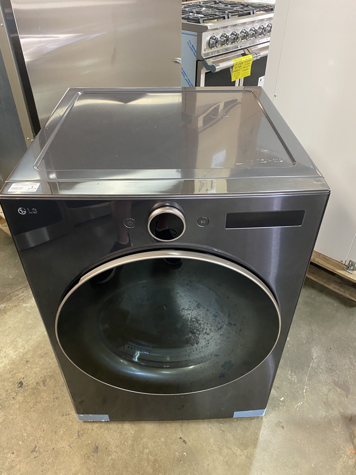 LG  DLEX6500B 27 Inch Electric Smart Dryer with 7.4 cu. ft. Capacity