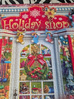 Holiday Shop Pre Assembled 1,000 Piece Puzzle