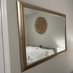 Gold 45x35 Mirror