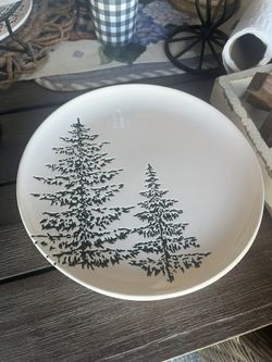 Six piece Christmas tree plates from Kirkland’s