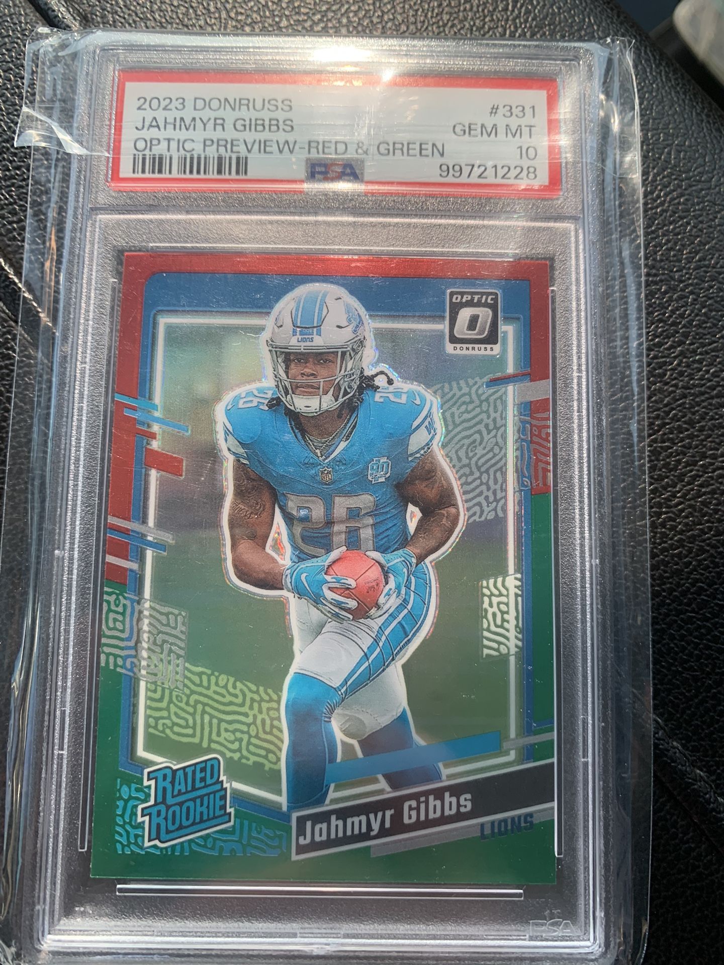 Jahmyr Gibbs Optic Preview Red And Green