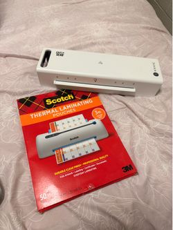 Laminating Machine with pouches