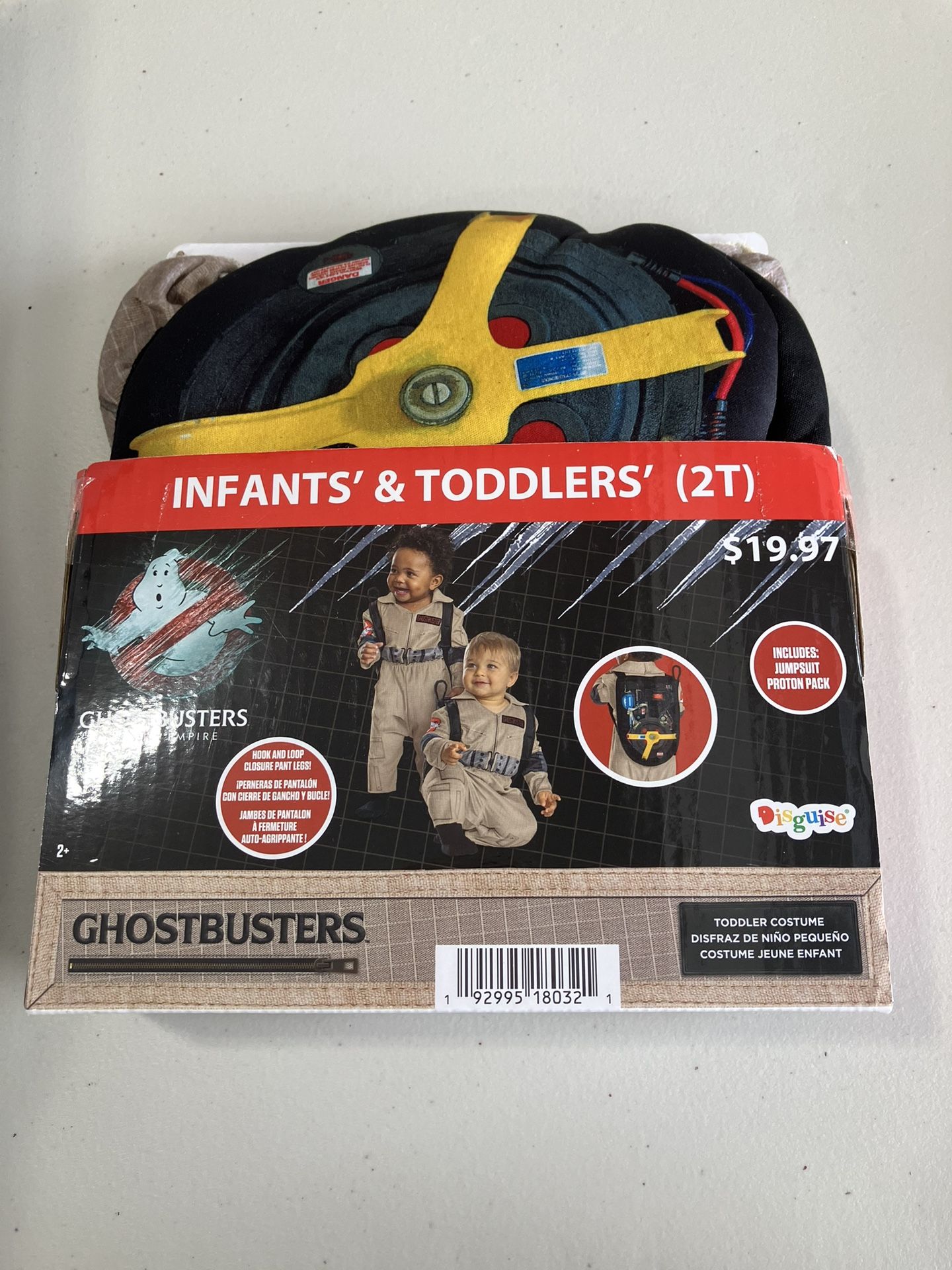 NEW Ghost Busters Halloween Costume For Toddlers 2T