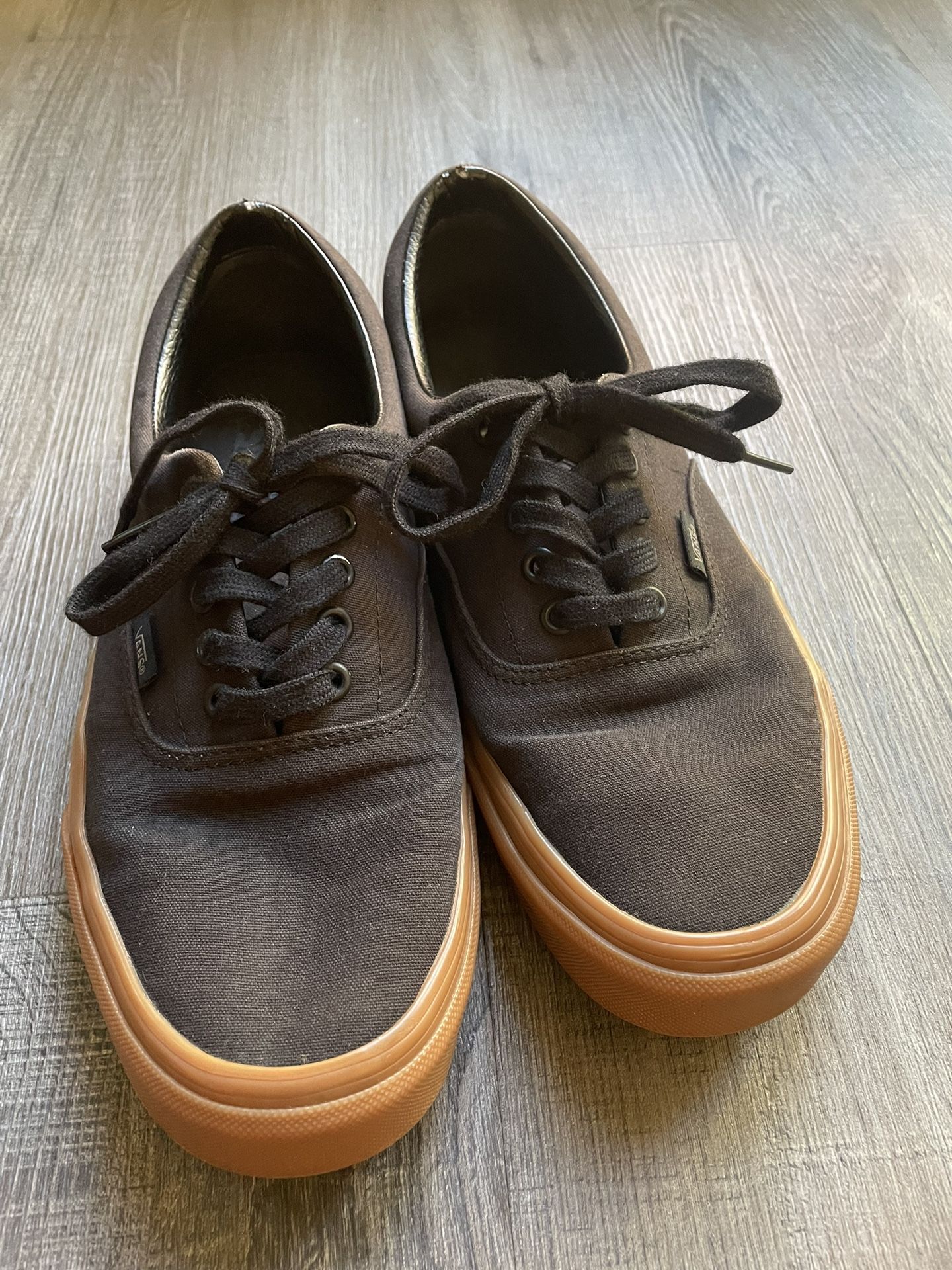 Vans Era (Black/Classic Gum) Men's Skate Shoes Men’s US Size: 9.5