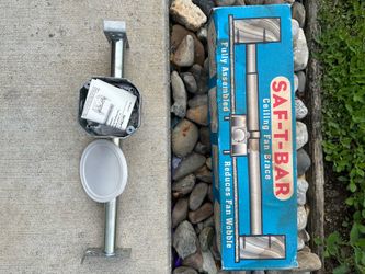 SAF-T-BAR with SAFE-T-CAP Support mounting for fans & lighting