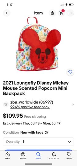 Loungefly Disney Mickey Mouse Mini Backpack