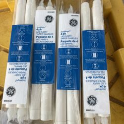 Led Ivory Taper Candles