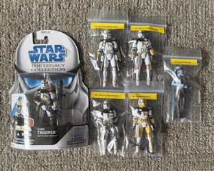 Star Wars 327th Star Corps Clone Trooper Lot 6 Figures