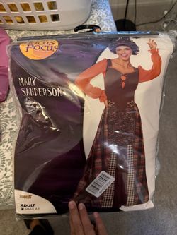 Mary Sanderson costume adult small with wig!