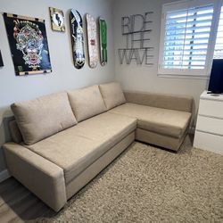 IKEA FRIHETEN Sleeper Sectional Sofa – $100 Firm Price: $100 