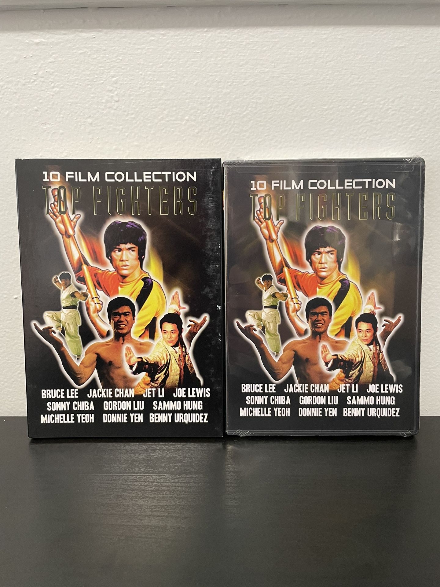 Top Fighters 10 Film Collection DVD NEW SEALED Bruce Lee Jackie Chan Martial Art