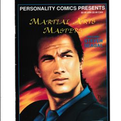 PERSONALITY COMICS PRESENTS: MARTIAL ARTS MASTERS (1992) STEVEN SEGAL BIOGRAPHY | TRADE  DRESS 