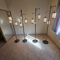 Tall Floor Lamps (4) $50 each OBO