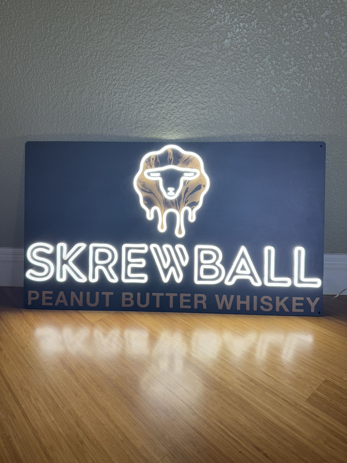 Screwball Peanut Butter Whiskey Alcohol Sign
