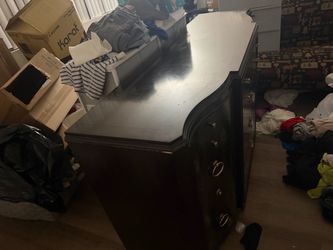 Dark Wood Dresser with mirror