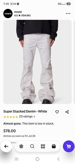 Brand new mnml white pants size 34