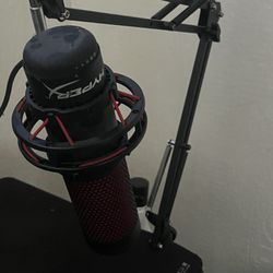 Hyperx Mic With Boom Arm 