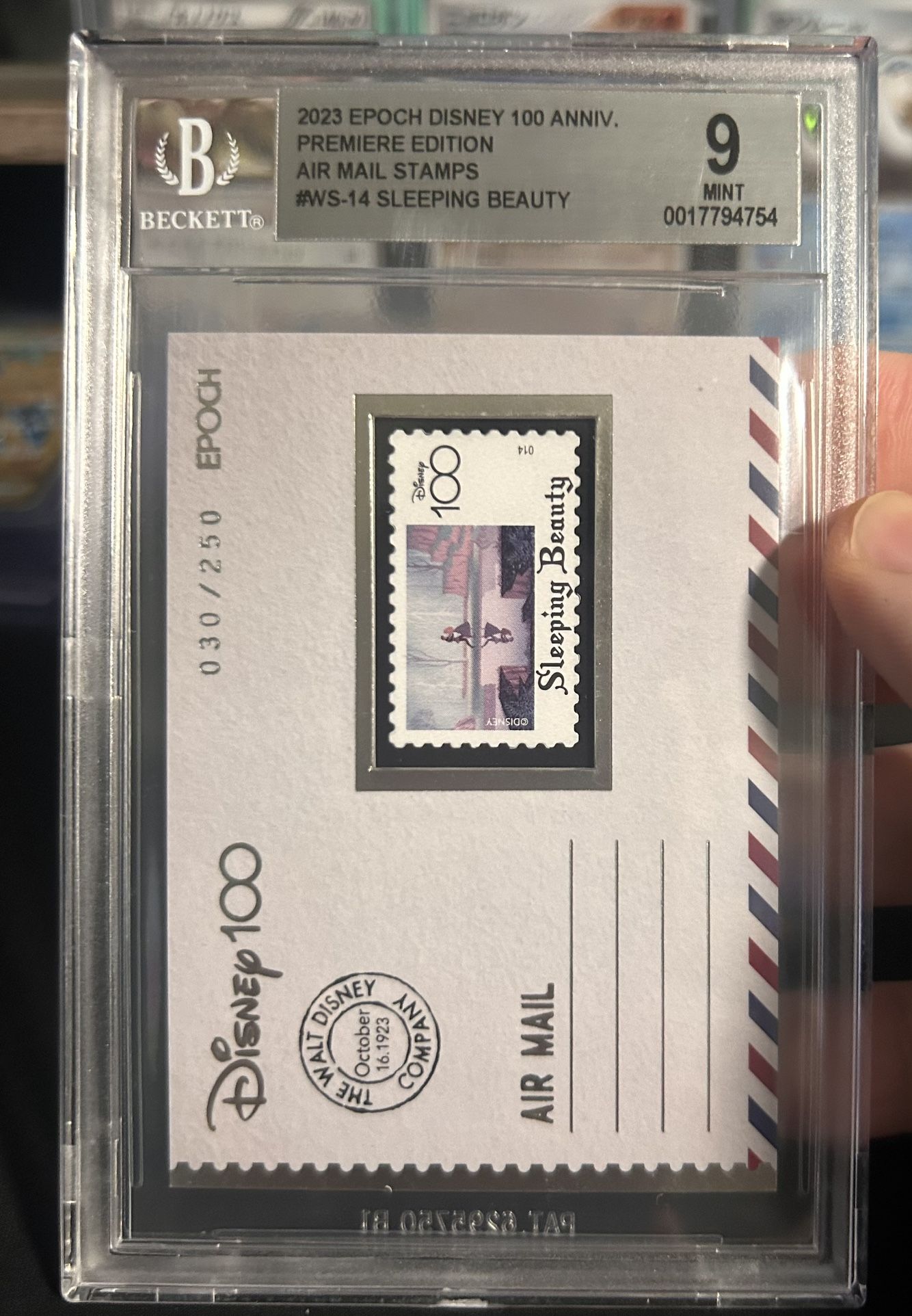 Sleeping Beauty Air Mail Stamp Premier Edition