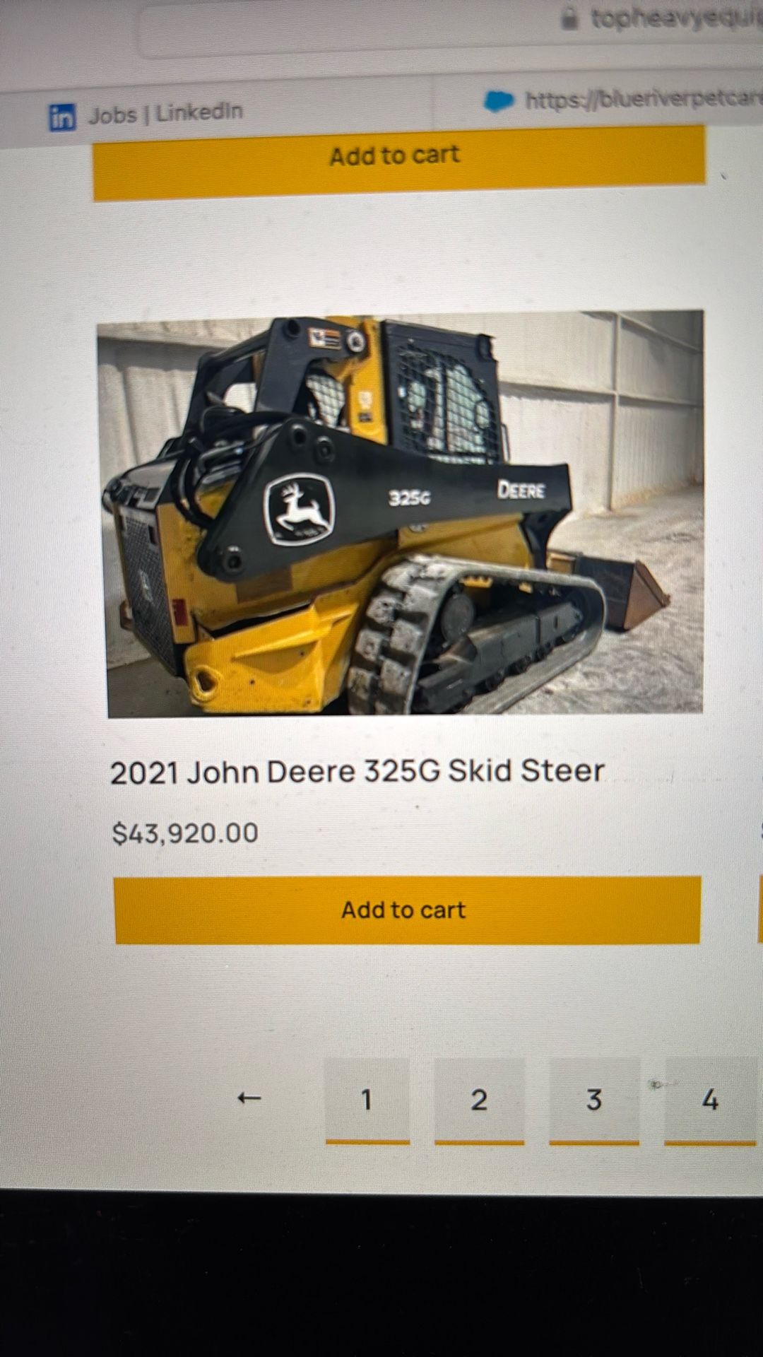 2021 John Deere 325G Skid Steer