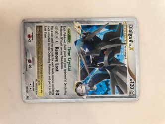 Dialga G lvl X Pokémon card