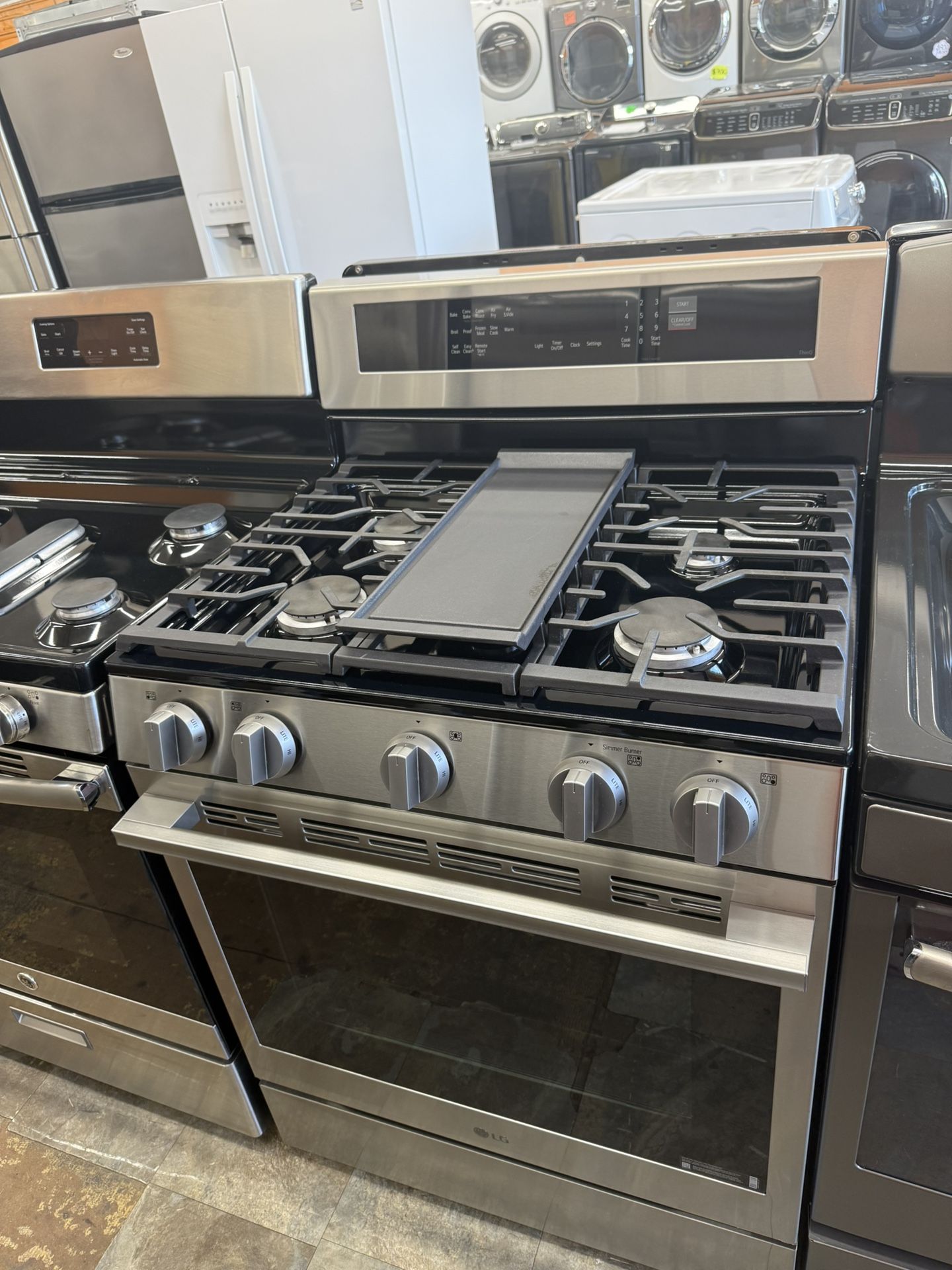 new LG gas stove